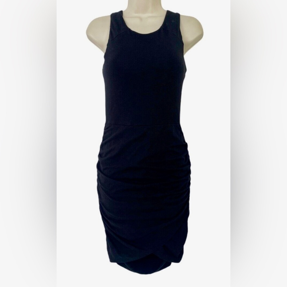 Express tank racerback ruched dress